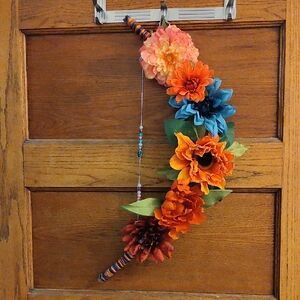 Vibrant Floral Wall Hanging